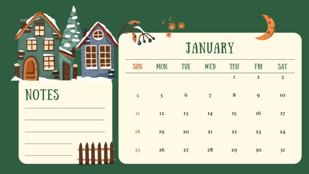January 2026 Calendar Desktop HD Wallpaper (4)