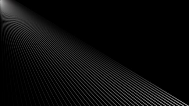 Dark lines creating an abstract futuristic pattern with depth and contrast