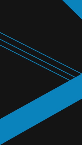 Blue lines design on a black surface creating a modern lines pattern