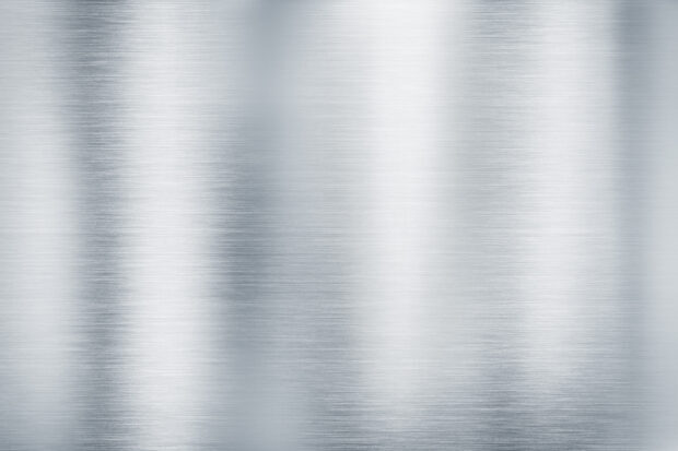 Brushed metal texture with smooth silver surface and subtle horizontal lines