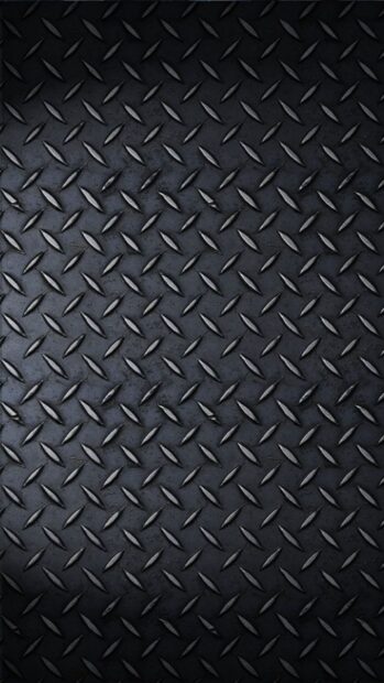 Dark metal diamond plate texture with rust and scratches detail