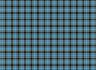 Blue and black plaid pattern with intersecting lines in a classic plaid pattern