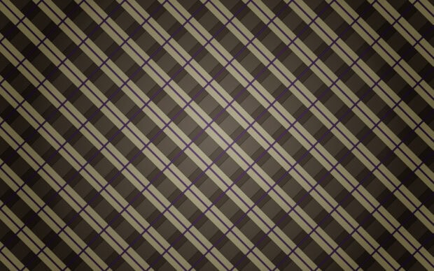 Elegant plaid pattern with intersecting brown and beige lines and subtle purple accents