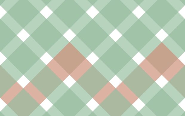 Soft green and brown plaid pattern featuring crisscrossing lines and shapes