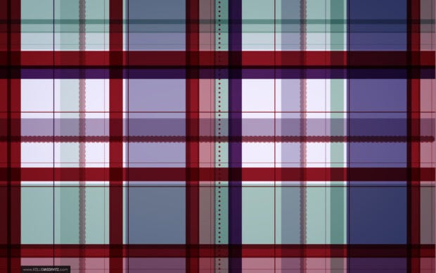 Abstract plaid pattern with colorful intersecting lines and shapes in soft tones