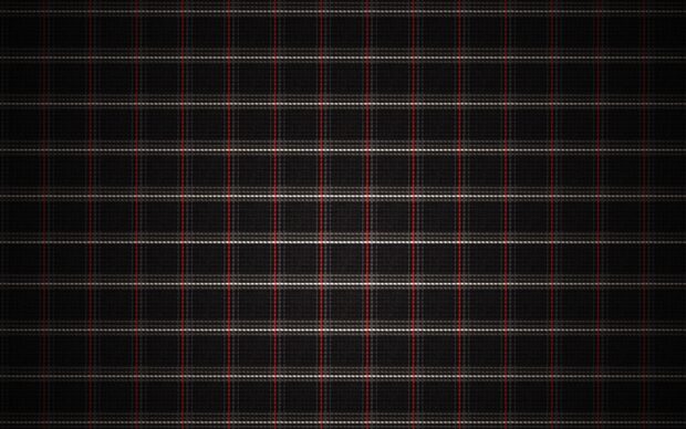 Black and red plaid pattern texture with high detail and grid lines