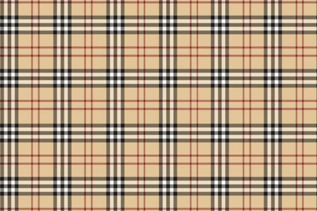 Classic beige plaid pattern with black white and red lines in HD quality