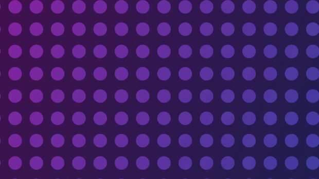 Purple polka dot pattern on a dark gradient background with a smooth transition of colors