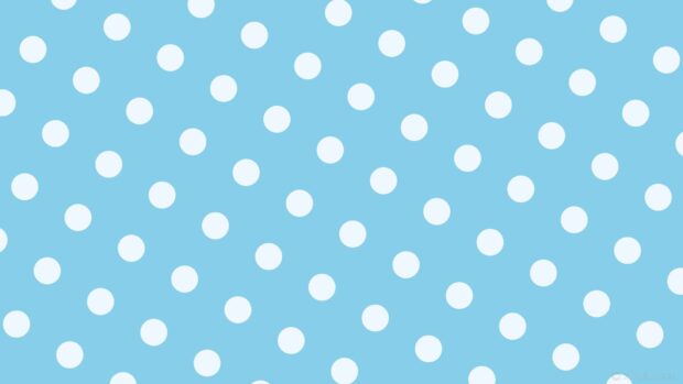 Light blue polka dot pattern with evenly spaced circles on a blue surface