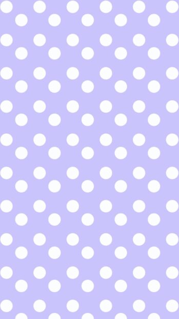 White polka dot pattern on a purple background with a seamless design for mobile devices