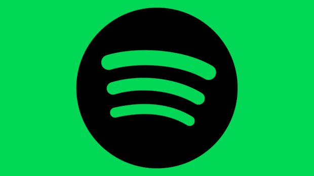 Spotify logo symbol on a green background representing Spotify