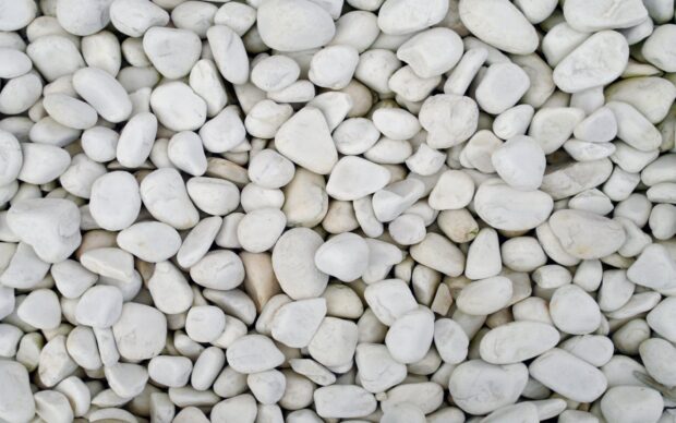 Smooth white stone texture with natural patterns for decorative use