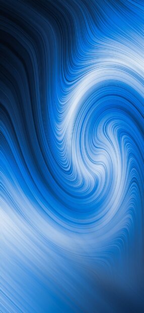 Blue swirl pattern with smooth flowing lines creating abstract swirl effect