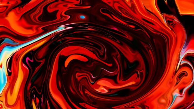 Vivid swirl design with intense red tones showcasing a dynamic swirl pattern