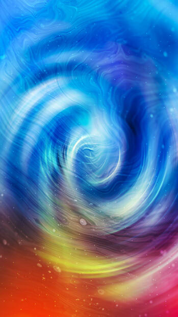 Colorful swirl design creating a dynamic swirl effect with vibrant hues