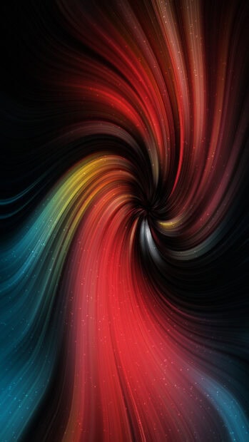 A vibrant swirl with colorful flow creating an abstract swirl design in 4k quality