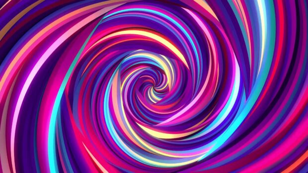 Colorful swirl pattern with vibrant abstract swirl design