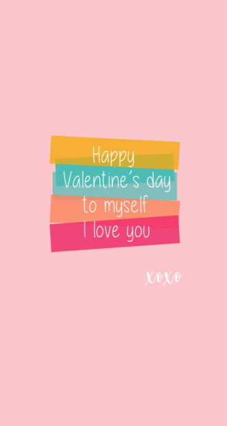 Colorful love message design with Valentine&rsquo;s day text and pink background for Valentines