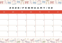 February 2026 Calendar HD Wallpaper (1)