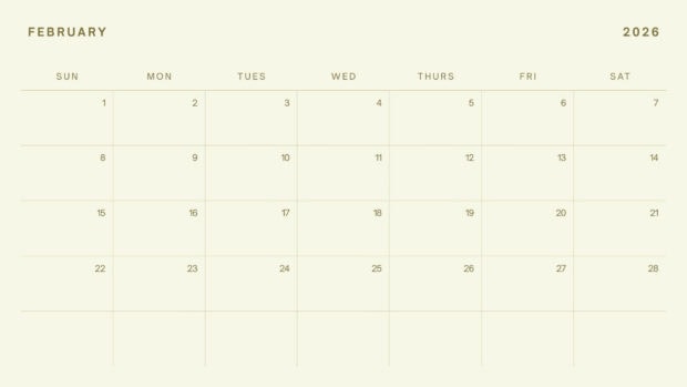 February 2026 Calendar Wallpaper HD free download (1)