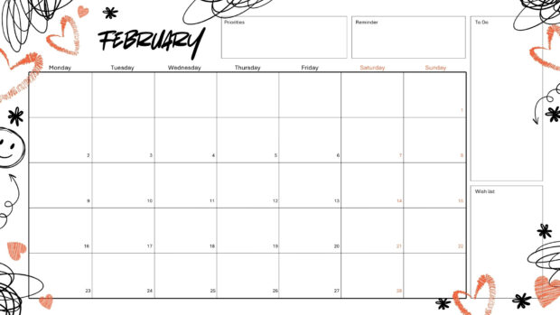 February 2026 Calendar Wallpaper HD free download (10)