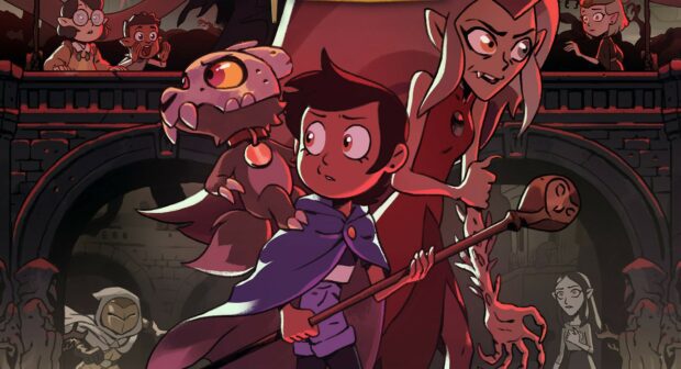 Luz and her friends face danger in the Owl House adventure scene
