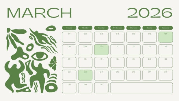March 2026 Calendar Desktop Wallpaper HD free download (4)