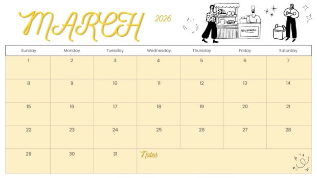 March 2026 Calendar Wallpaper Desktop HD (1)