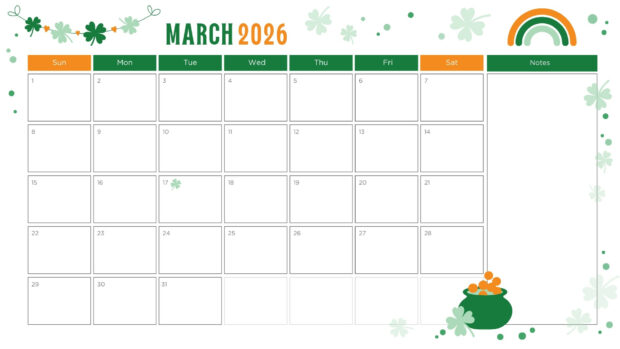 March 2026 Calendar Wallpaper Desktop HD (2)