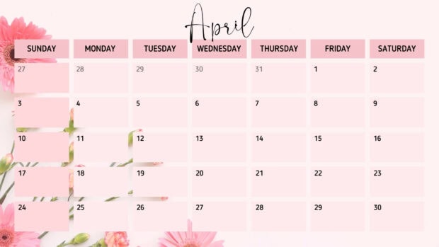 April 2026 Calendar Desktop Wallpaper (3)
