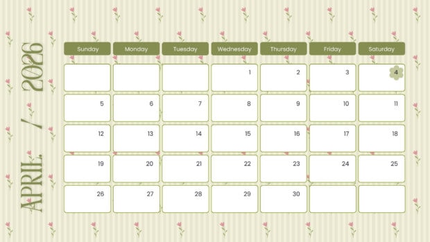 April 2026 Calendar Desktop Wallpaper HD (6)