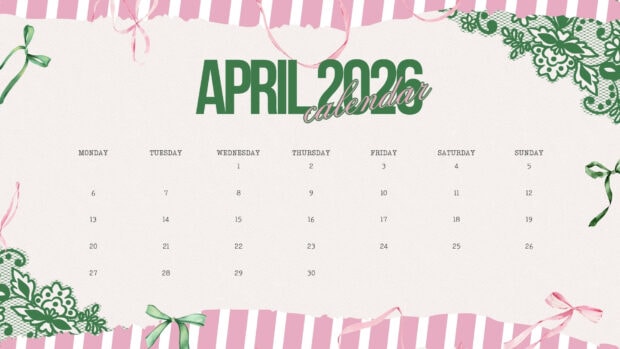 Free download April 2026 Calendar Desktop Wallpaper (3)