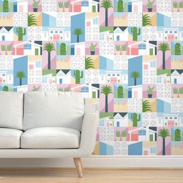 palm springs aesthetic wallpaper
