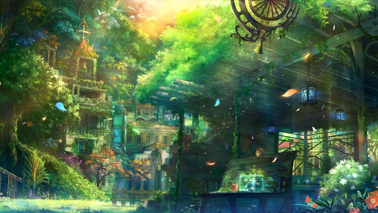 Spring Anime Wallpaper - PixelsTalk