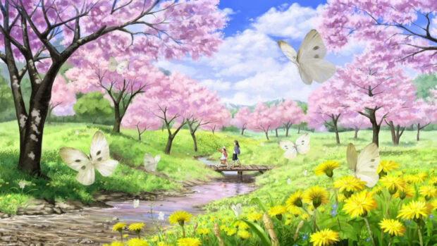 spring landscape
