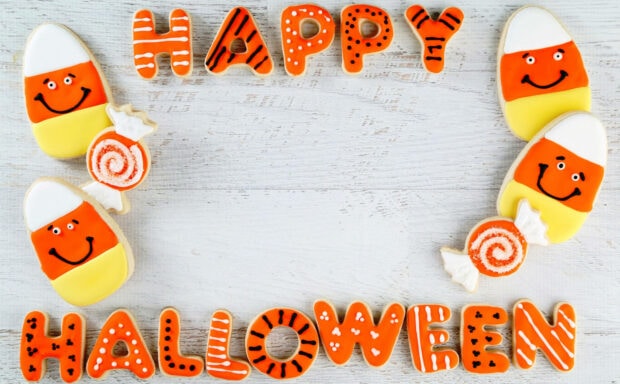 A Cute Halloween Wallpaper featuring 