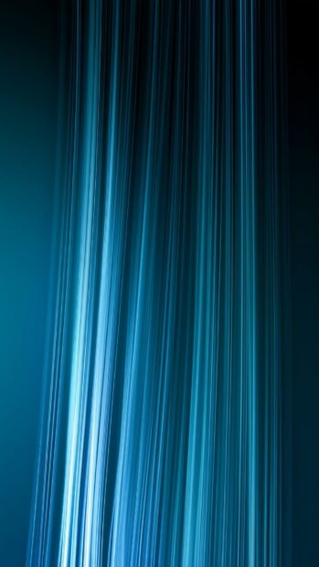 Abstract Lines Wallpaper Blue with elegant curved and glowing blue streaks on a dark to teal gradient background
