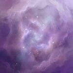 Aesthetic Purple Wallpaper Abstract Nebula Clouds Wallpaper