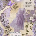Aesthetic Purple Wallpaper Collage Vintage Theme