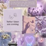 Aesthetic Purple Wallpaper Collage Mood Board Wallpaper