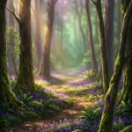 Aesthetic Purple Wallpaper Enchanted Forest Path