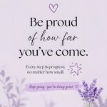 Aesthetic Purple Wallpaper Motivational Quote