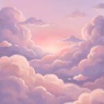 Aesthetic Purple Wallpaper Soft Sunset Clouds