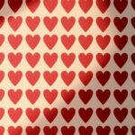 Red Hearts Pattern Wallpaper