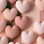 Soft Pink Pastel Hearts Seamless Wallpaper