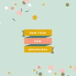 New Year New Beginnings Confetti Aesthetic Wallpaper