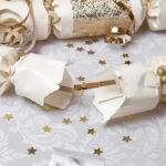 New Year Aesthetic Gold Crackers Wallpaper