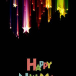 New Year Aesthetic Happy New Year Text Stars Wallpaper