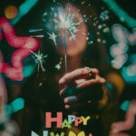 New Year Aesthetic Sparkler Happy New Year Wallpaper