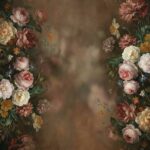 Dark Academia Wallpaper Floral Symmetry